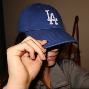 Blue LA cap. Practically new!